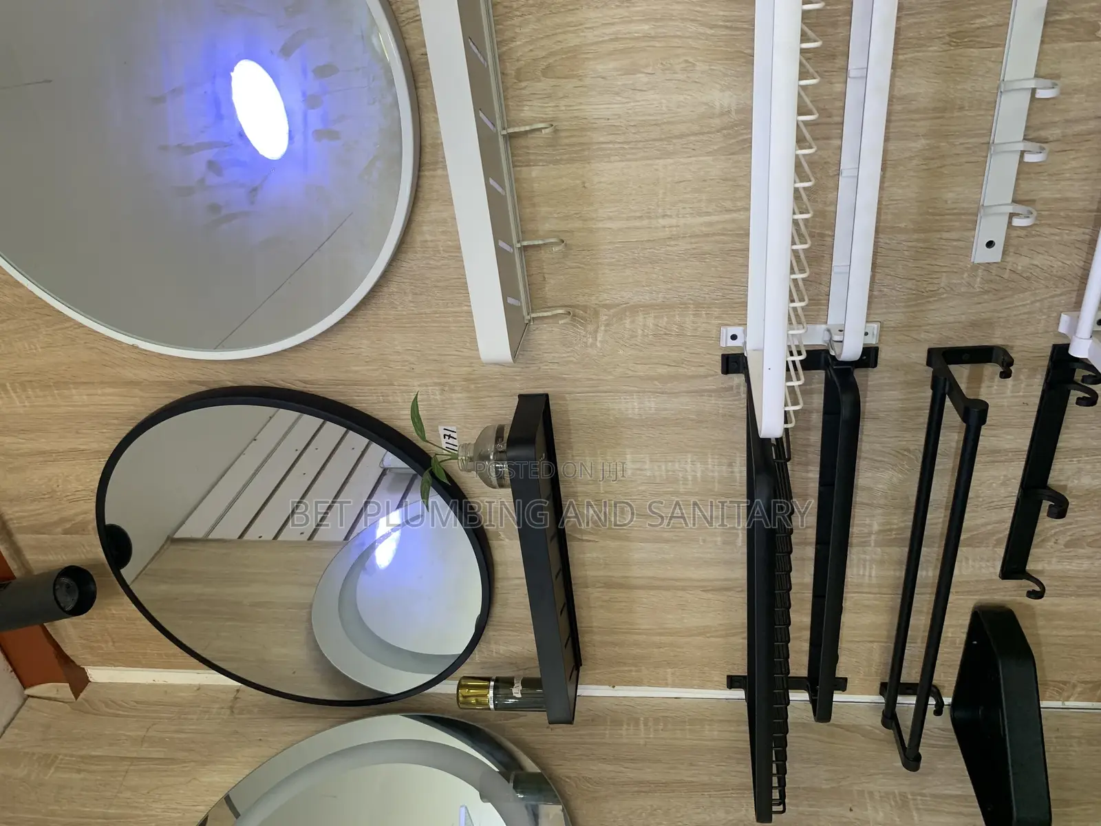 Family Bathroom Accessories(Complete)Black and White