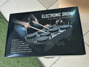 Yamaha Smart Portable Electronic Drum Kit With Sticks