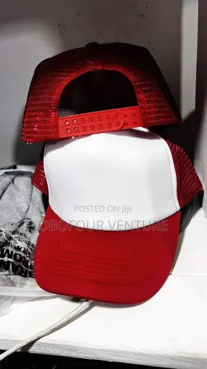 Red and White Two-Tone Trucker Hat