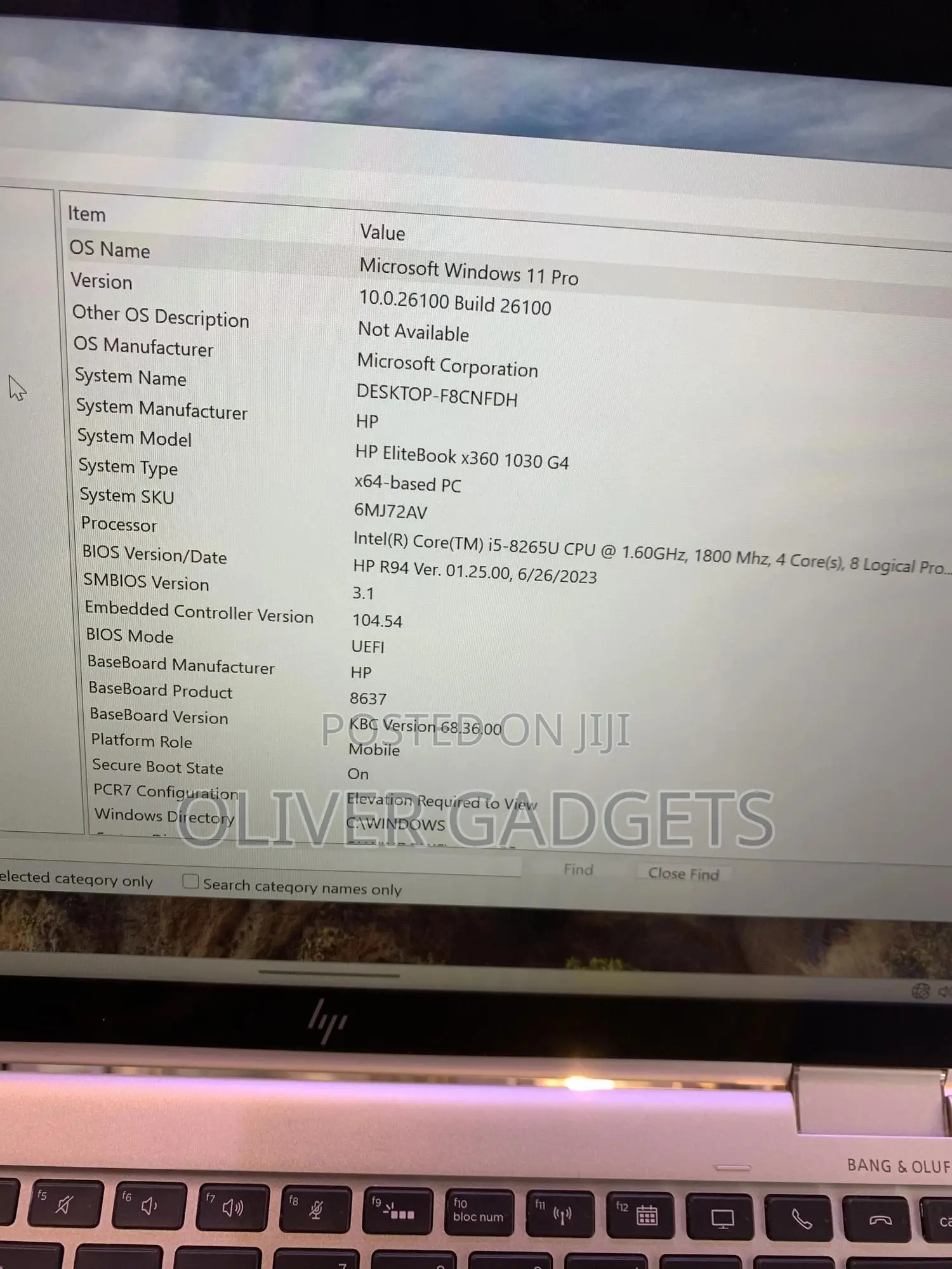 Laptop HP EliteBook X360 1030 G3 8GB Intel Core i5 SSD 256GB
