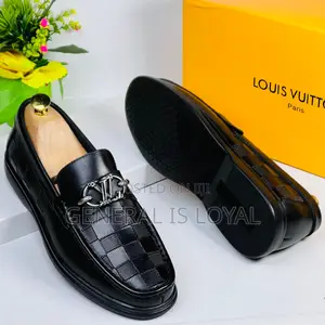 Louis Vuitton Leather Loafers Men’S Shoe