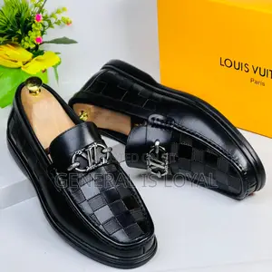 Louis Vuitton Leather Loafers Men’S Shoe