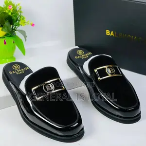 Balenciaga Smooth Leather Sued Men Halfshoe