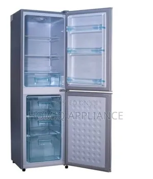 Nasco 158ltr Bottom Freezer Refrigerator With Adjustable Shelves in It