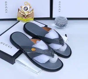 Gucci Gray Men Slippers