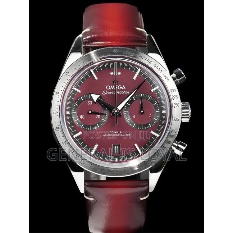 Omega Genuinely Leather Men Watch