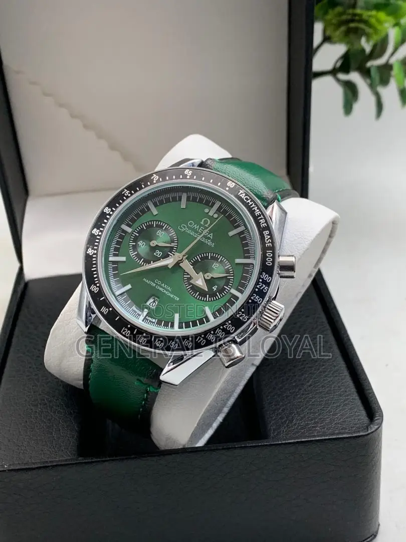 Omega Genuinely Leather Men Watch