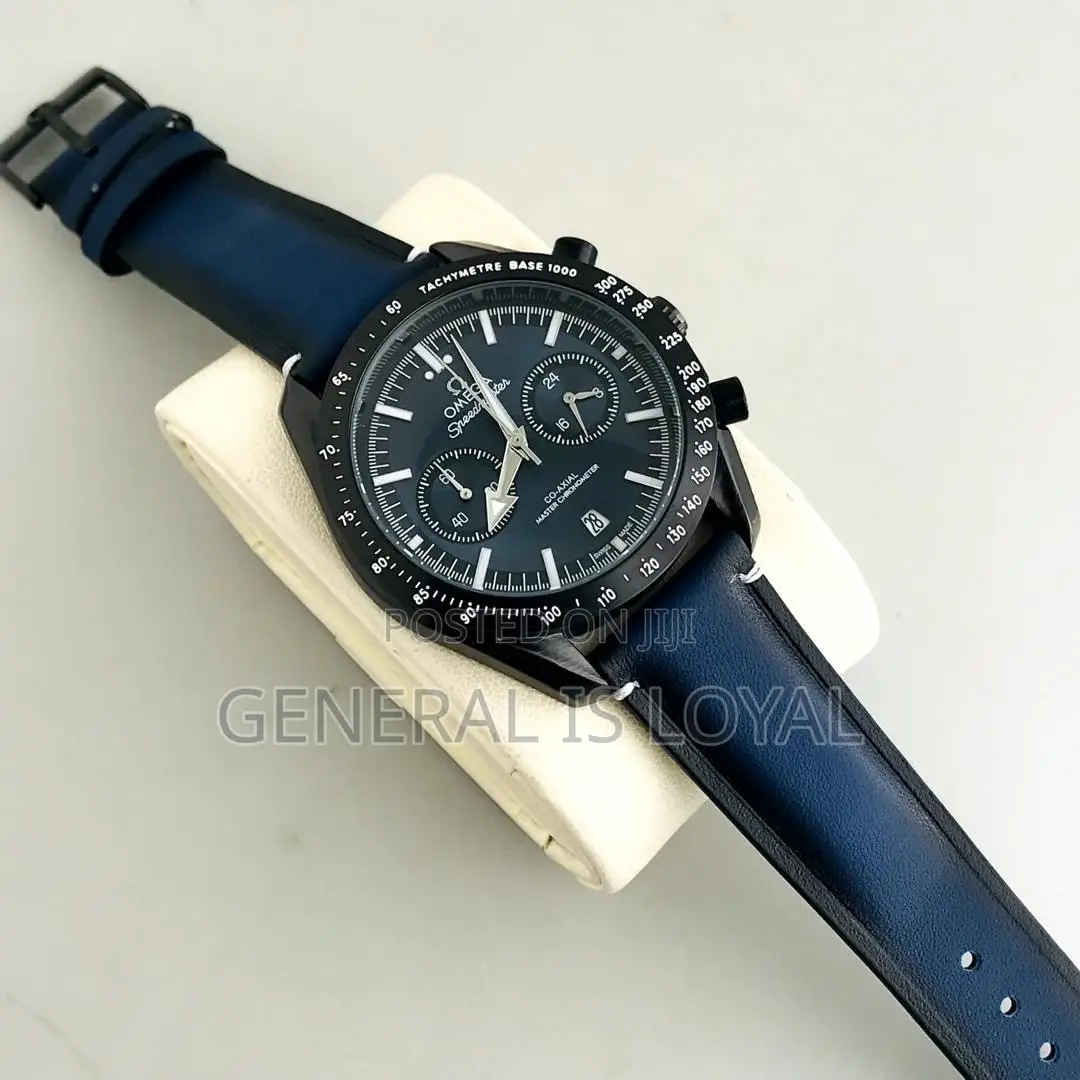 Omega Genuinely Leather Men Watch