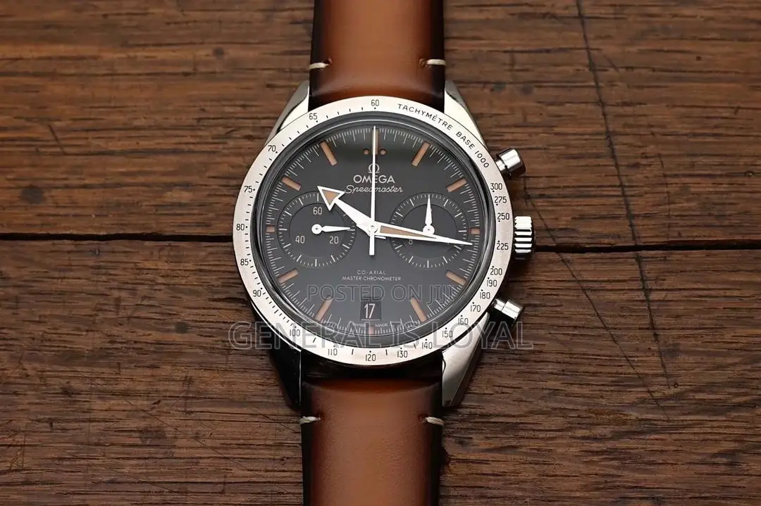 Omega Genuinely Leather Men Watch