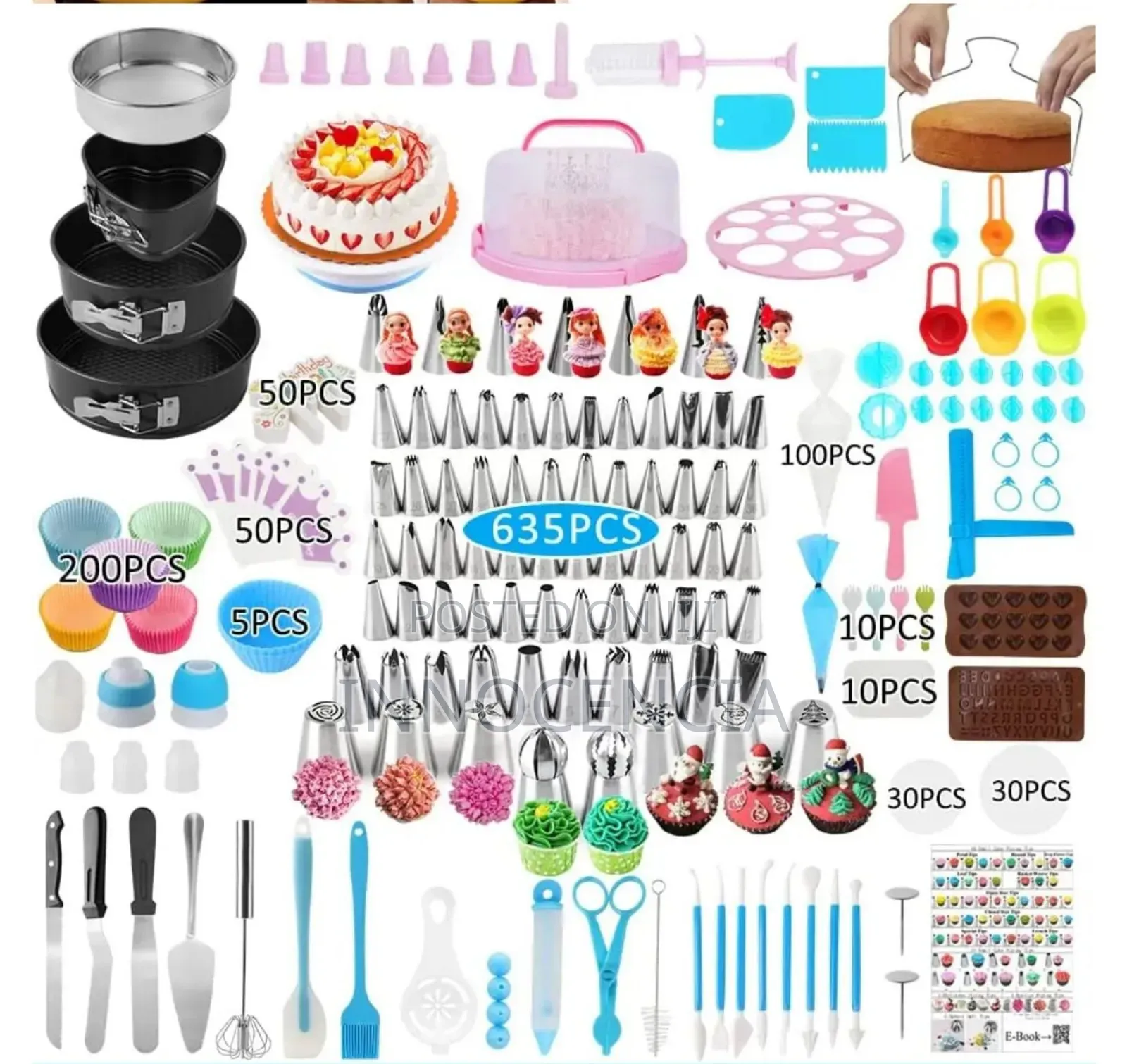 635 +1 Cake Making Decoration Set