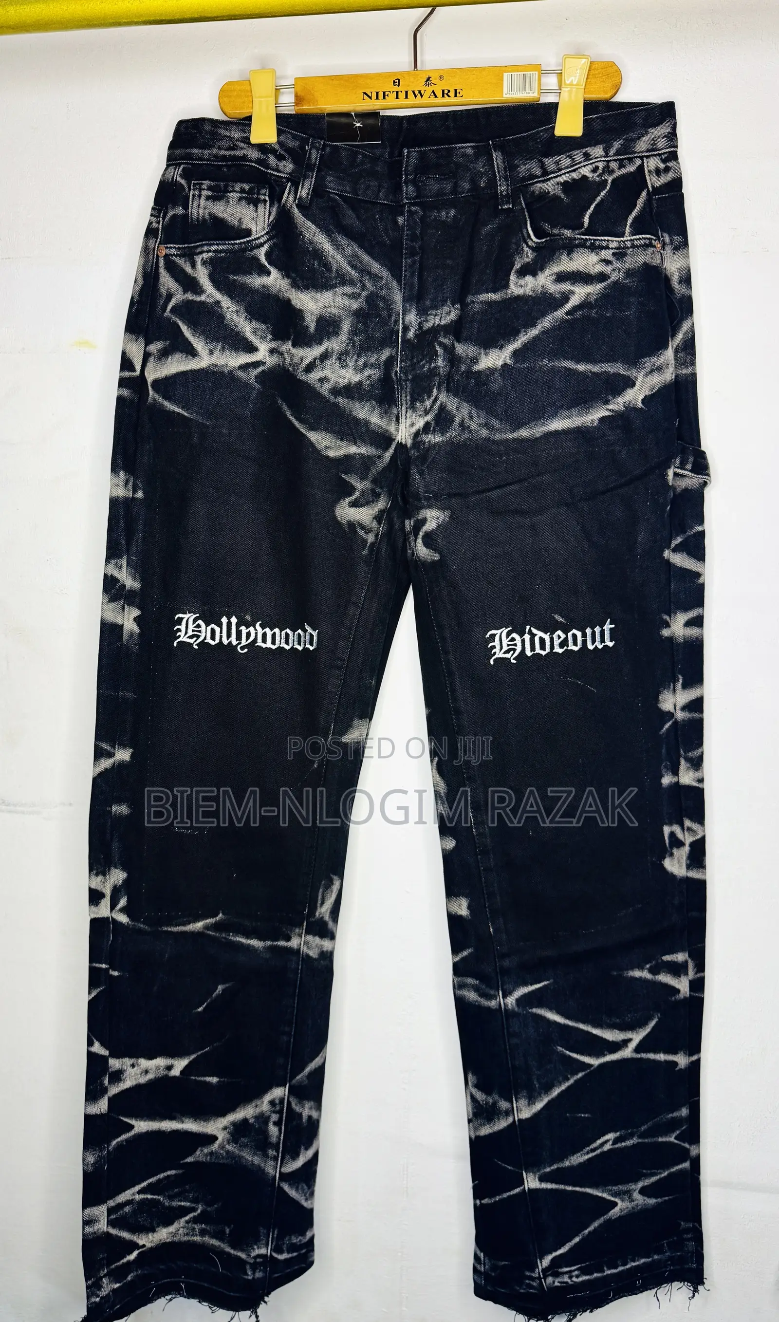 Original Gucci N Palm Angels Baggy Jeans Available in Stock