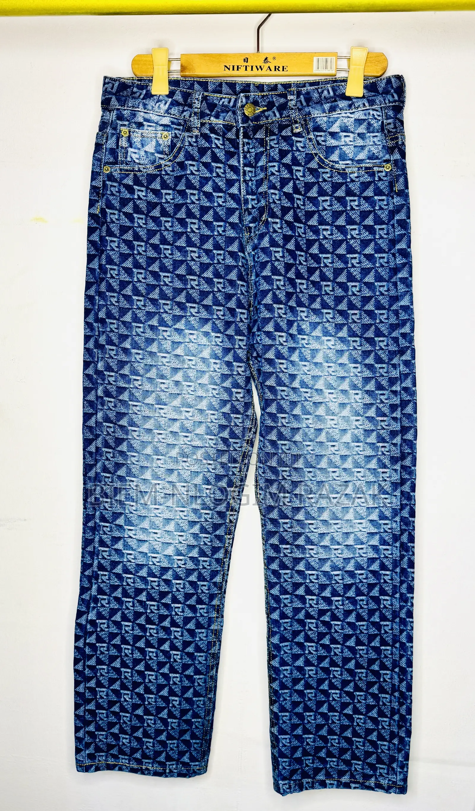 Original Gucci N Palm Angels Baggy Jeans Available in Stock