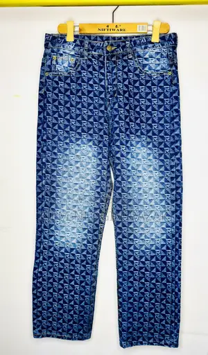 Original Gucci N Palm Angels Baggy Jeans Available in Stock