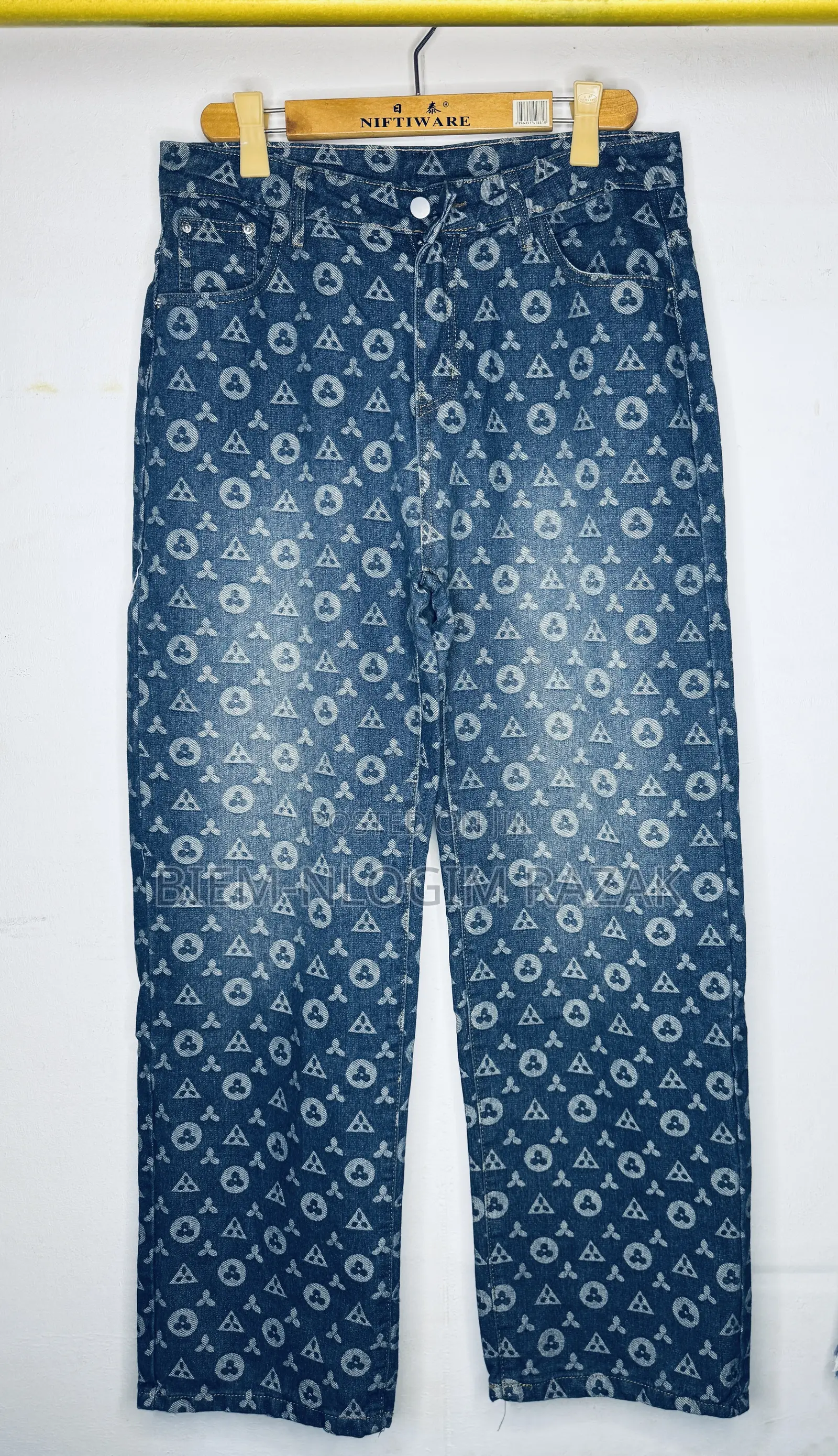 Original Gucci N Palm Angels Baggy Jeans Available in Stock