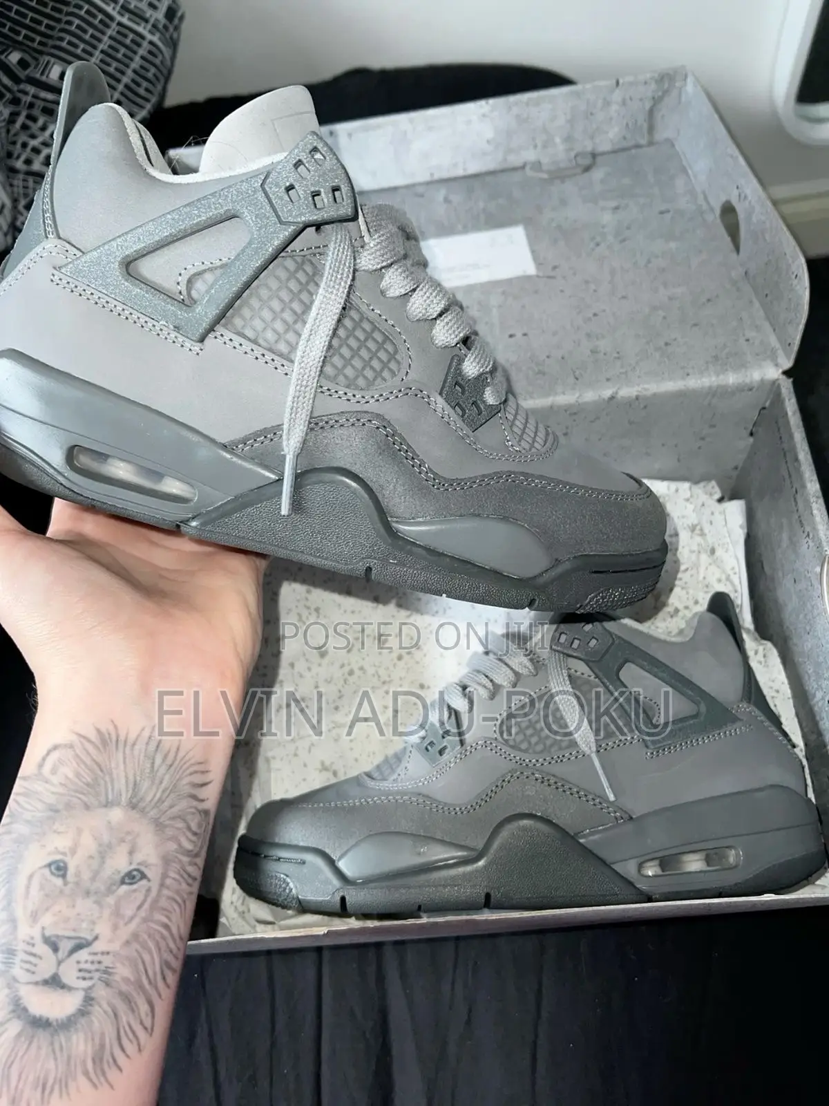 Air Jordan 4 "Wet Cement" Sneakers