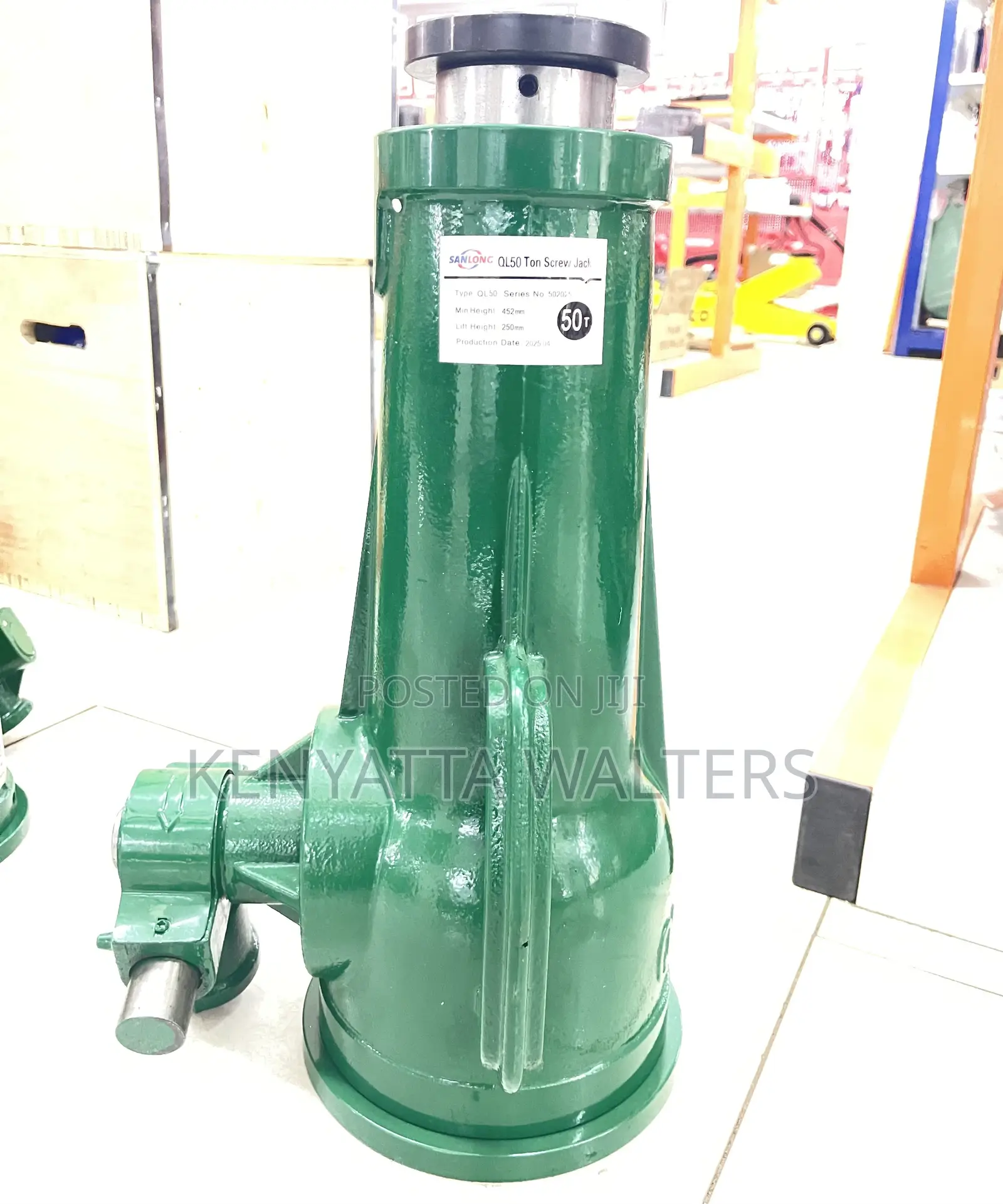Ql50 Ton Screw Hand Cranked Mechanical Vertical Heavy Duty Jacks