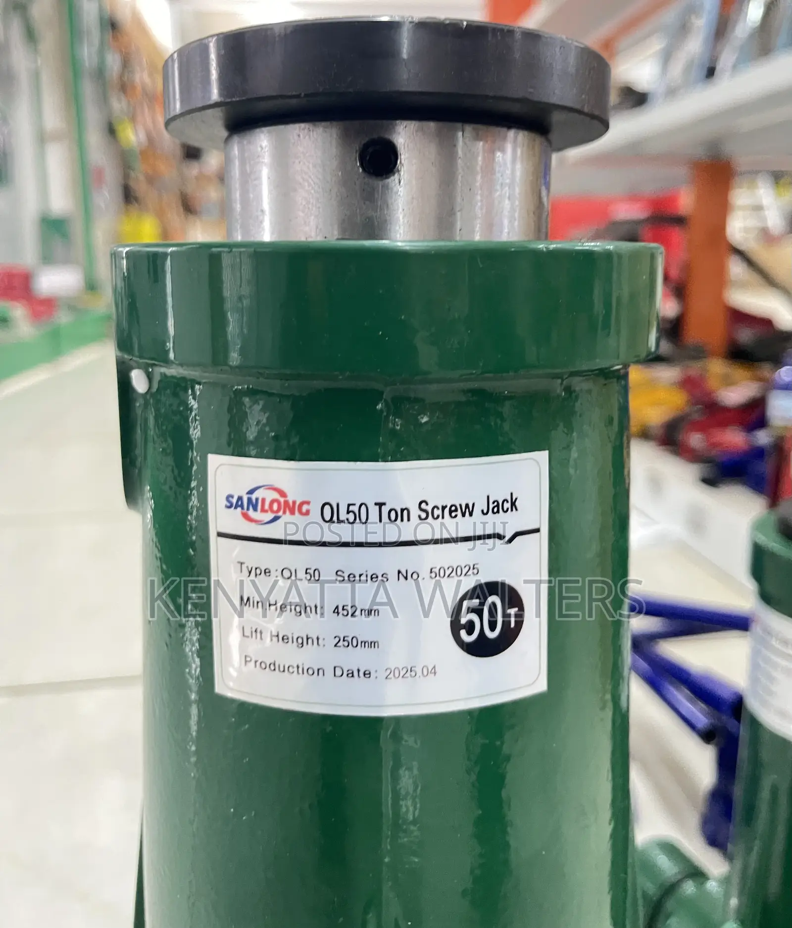 Ql50 Ton Screw Hand Cranked Mechanical Vertical Heavy Duty Jacks