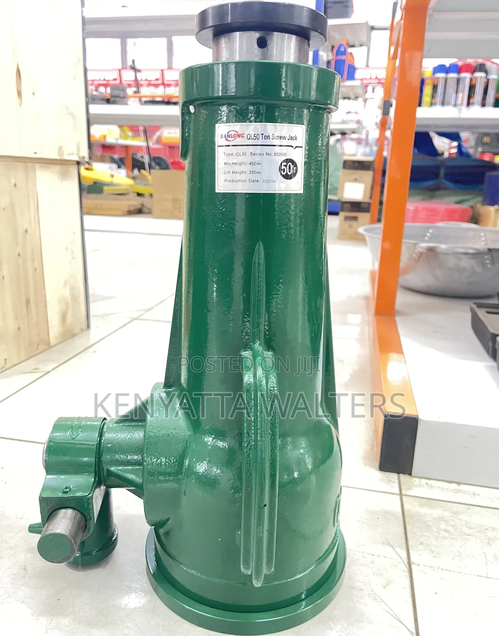 Ql50 Ton Screw Hand Cranked Mechanical Vertical Heavy Duty Jacks
