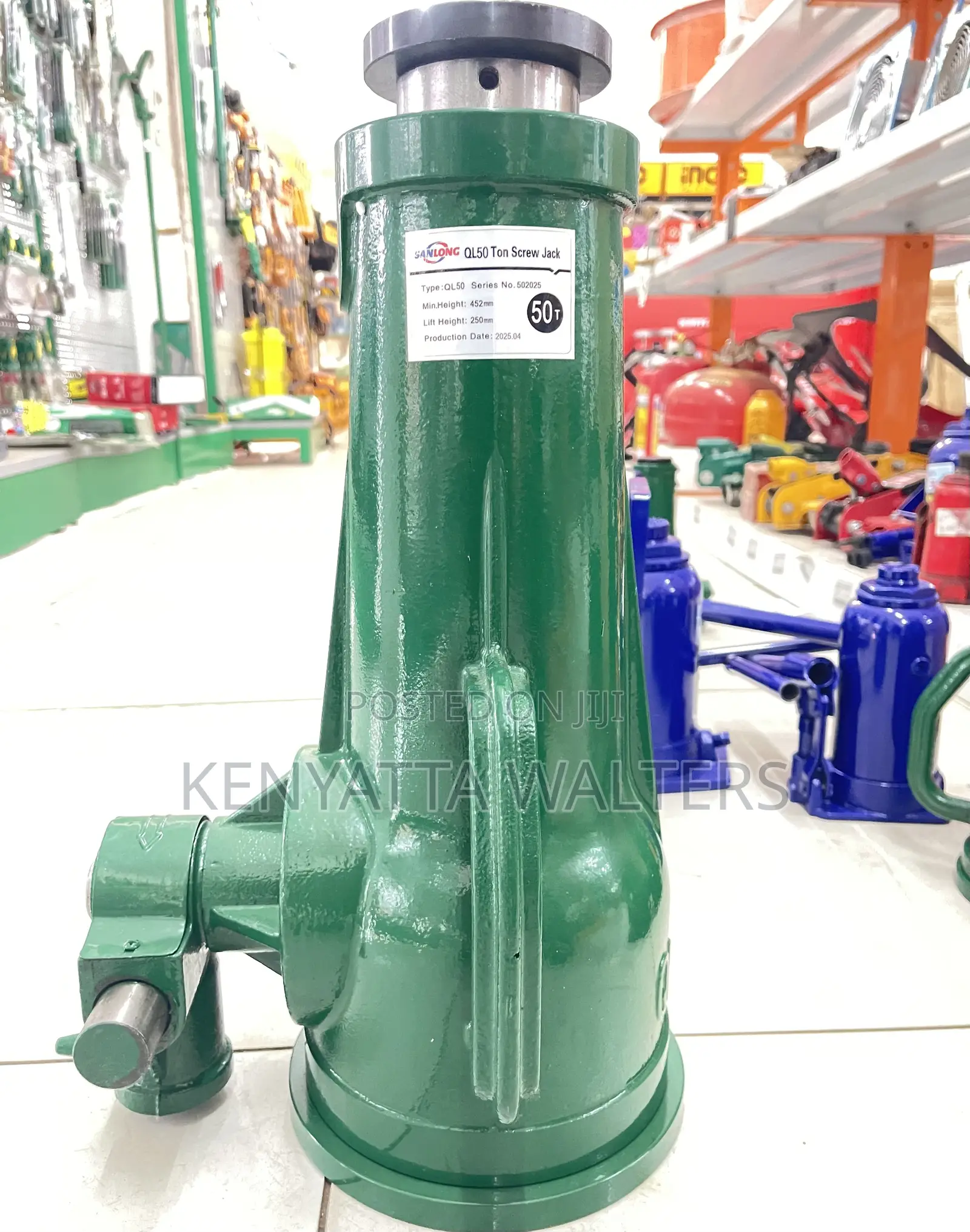 Ql50 Ton Screw Hand Cranked Mechanical Vertical Heavy Duty Jacks