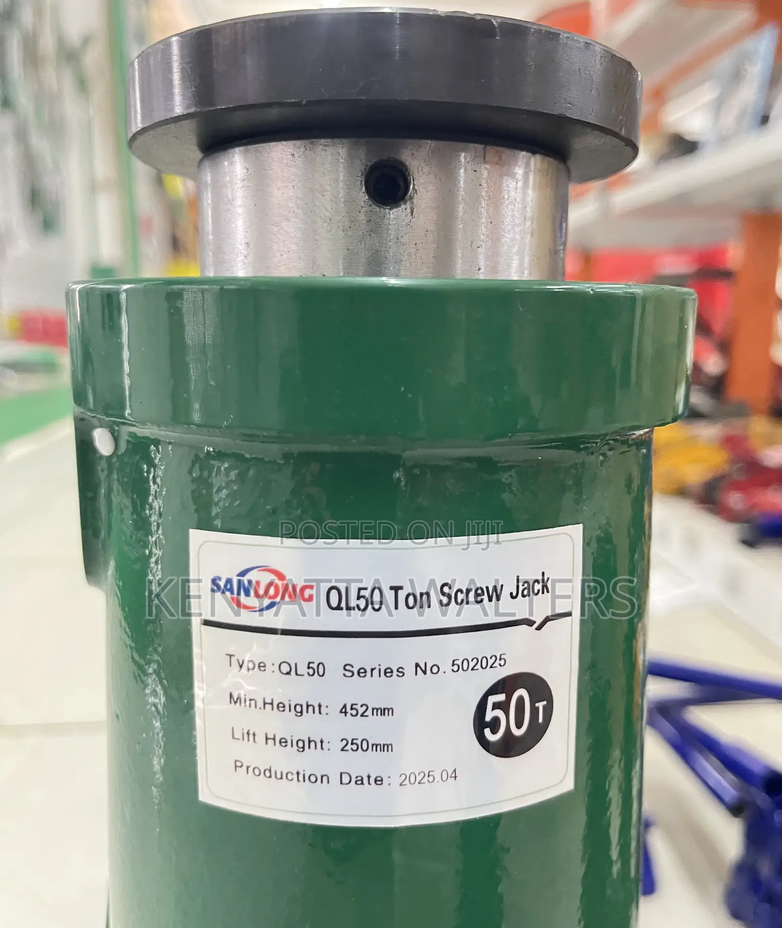 Ql50 Ton Screw Hand Cranked Mechanical Vertical Heavy Duty Jacks