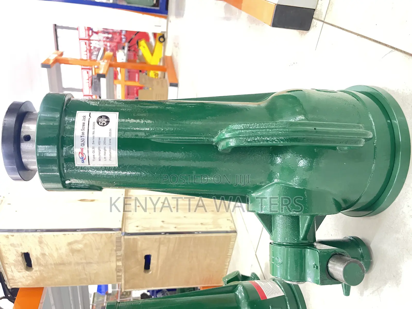 Ql50 Ton Screw Hand Cranked Mechanical Vertical Heavy Duty Jacks