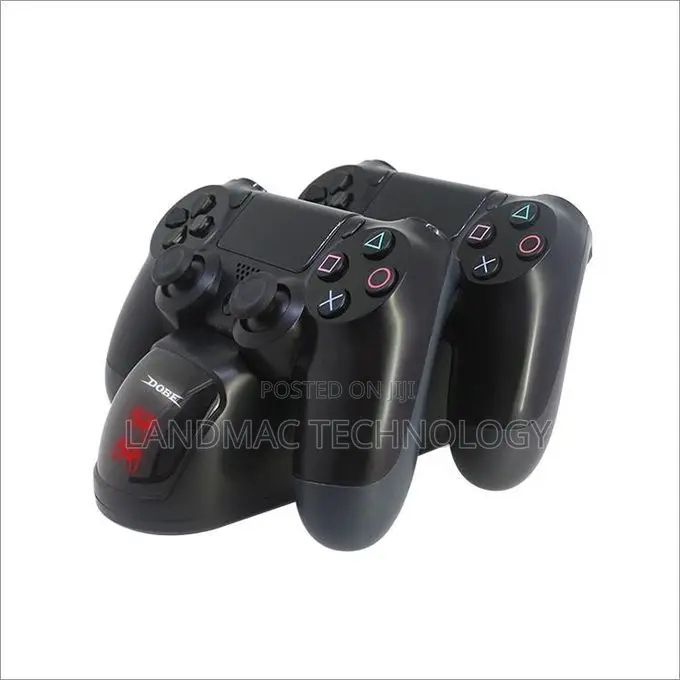 Dobe Tp4 889 Dual Charging Dock for Ps4 Wireless Controllers-Black