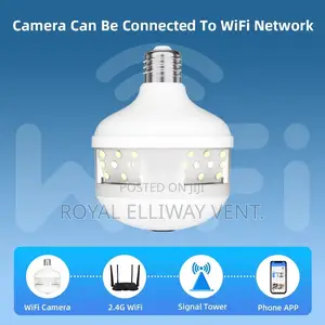 3mp V380 Pro CCTV Light Bulb Camera