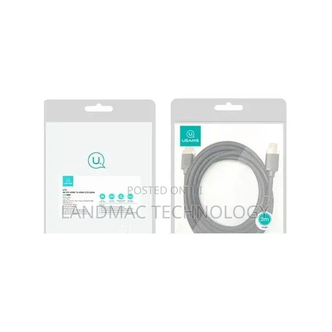 Dp - Hdmi Cable U74 2.0m Hd - High-Speed Video Cable- Black