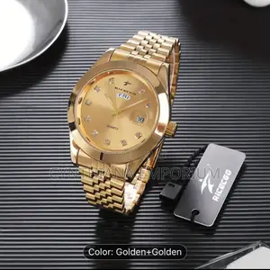 Ricecgo Men Luxury Stainless Steel Quartz Watch