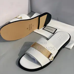 High Quality Gucci Leather Slippers