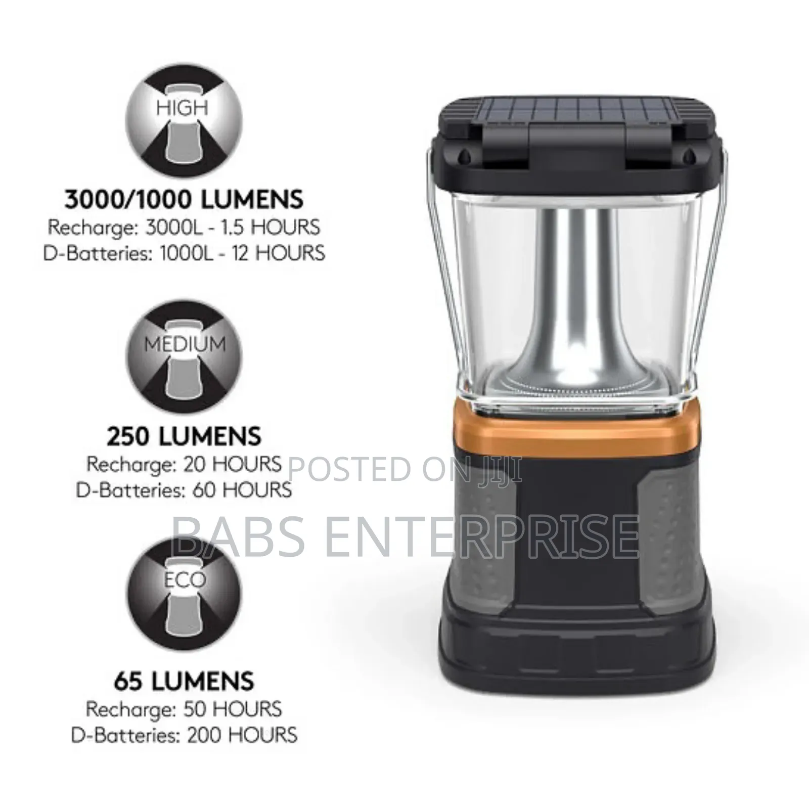 Duracell 3000l Tri Power Rechargeable Lantern