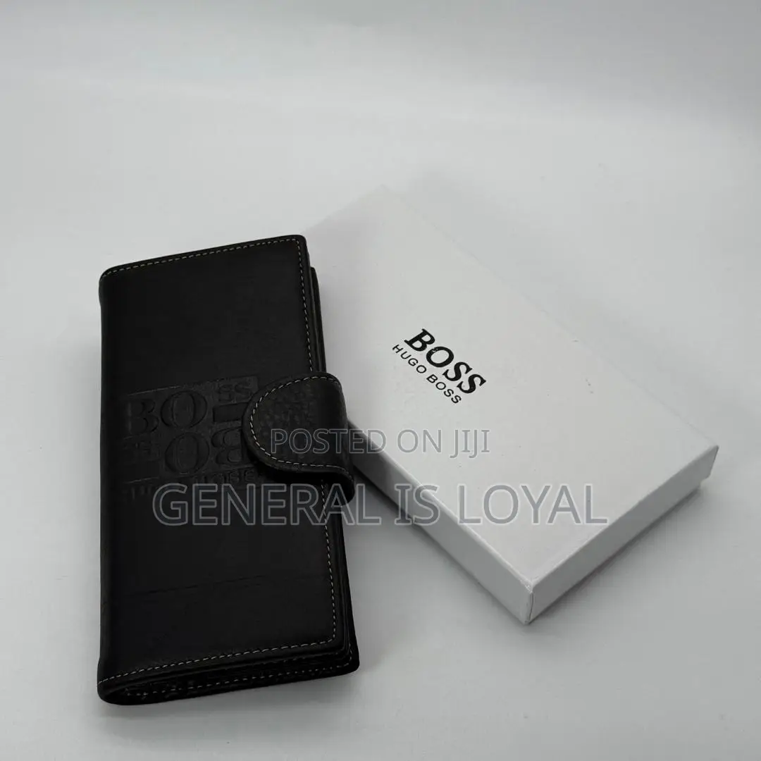 Leather Long Wallet Men