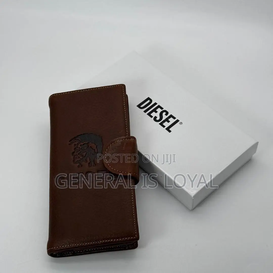 Leather Long Wallet Men