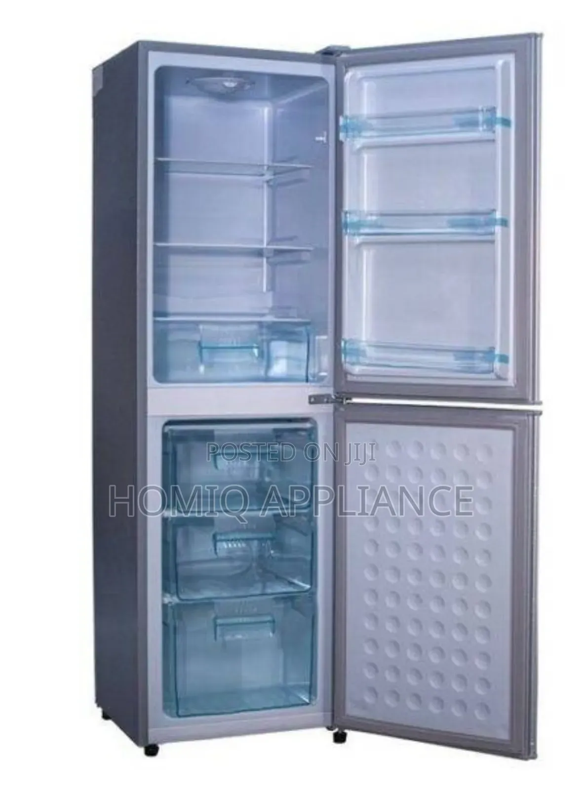 New Nasco 196litrs Bottom Freezer Refrigerator