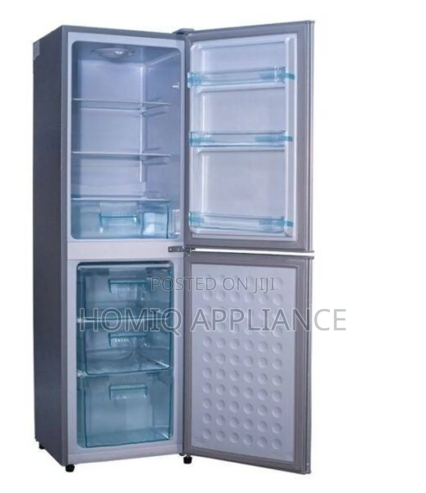 Nasco 196ltrs Bottom Freezer Refrigerator
1year Warranty