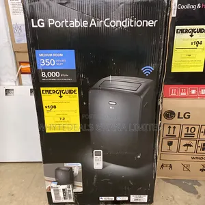 Lg Portable Air Conditioner With Voice Control| 8400btu| Wi-Fi| Smart