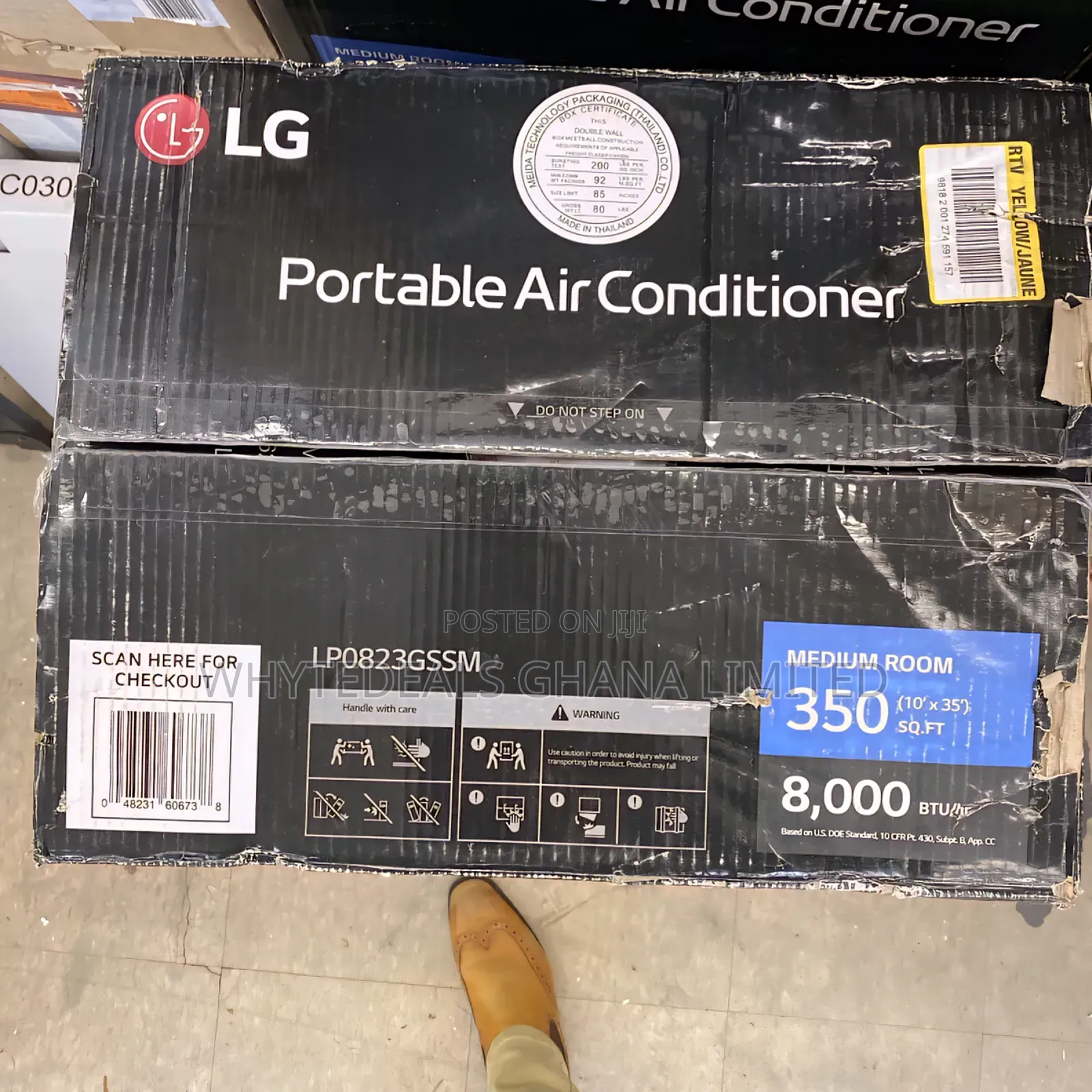 Lg Portable Air Conditioner With Voice Control| 8400btu| Wi-Fi| Smart