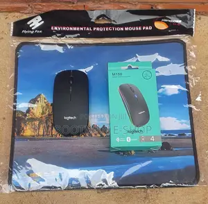 M15 Logitech Mouse With Mouse Pad (Home/Office Use)