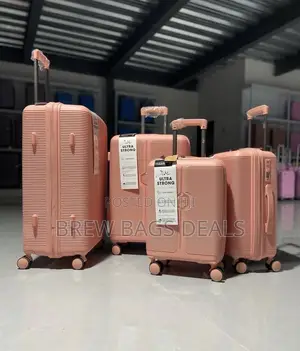 Original Ultra Strong 4set Rosegold Unbreakable Traveling Bag