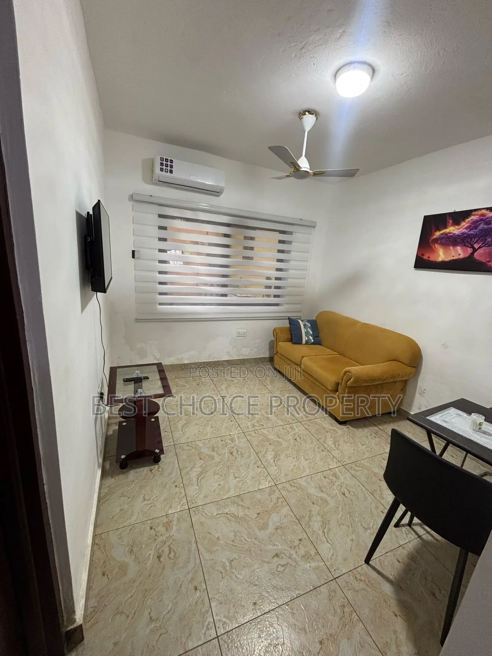 Furnished 1bdrm Apartment in Adenta Frahfraha for rent