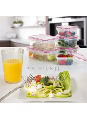 3pcs 0.65l/1.15l/2l Plastic Food Container Set. Ghx6263