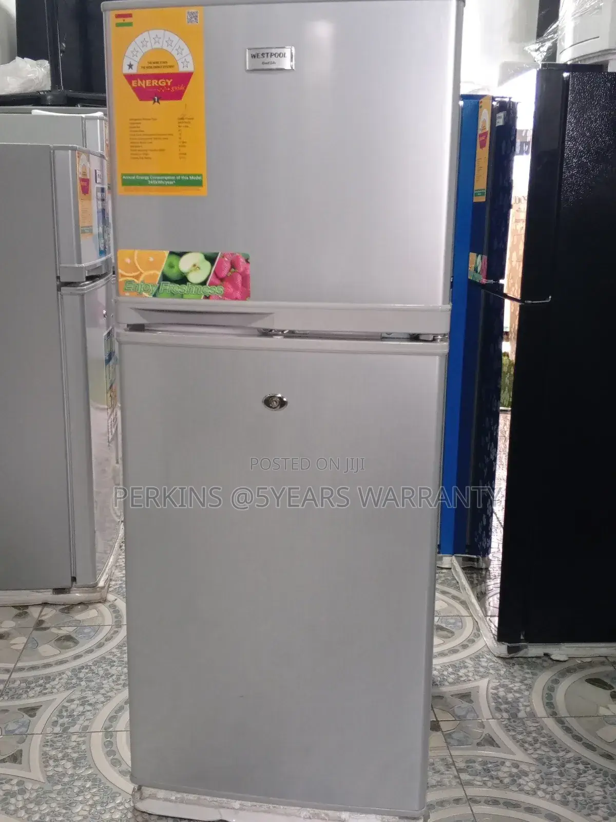 Manuel Defrost 108l Westpool Double Door Fridge