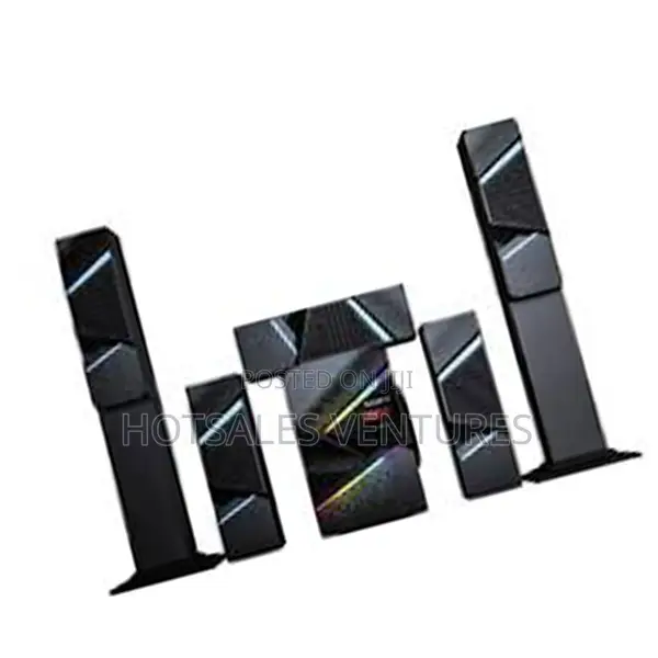 Quality Nasco 95 Watt Home Theater Tall Speakers -Nas-Ht5.1-N918