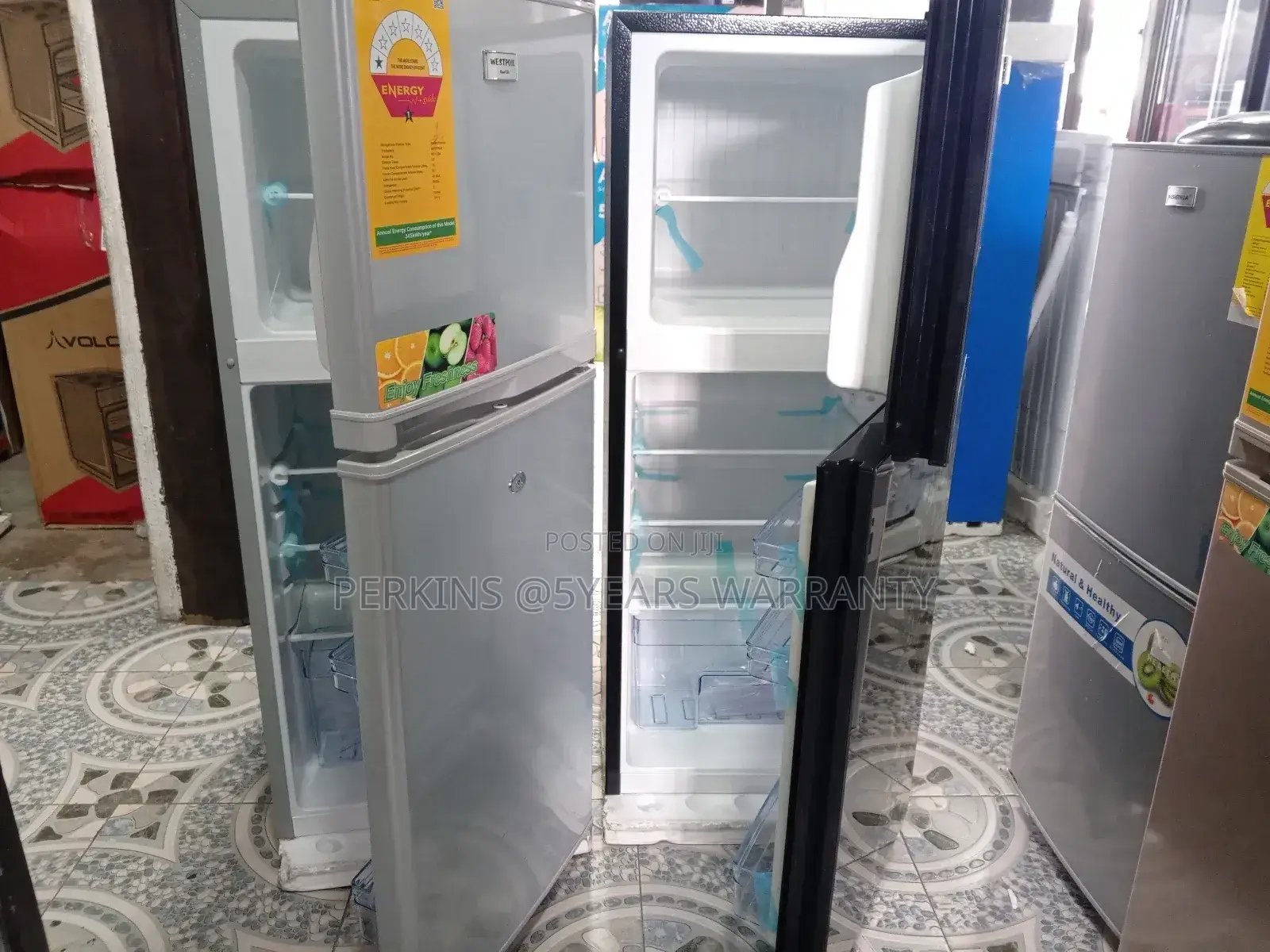 Led Display 108l Westpool Super Silent Double Door Refrigerator