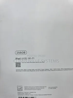 New Apple iPad (2025) 256 GB Pink