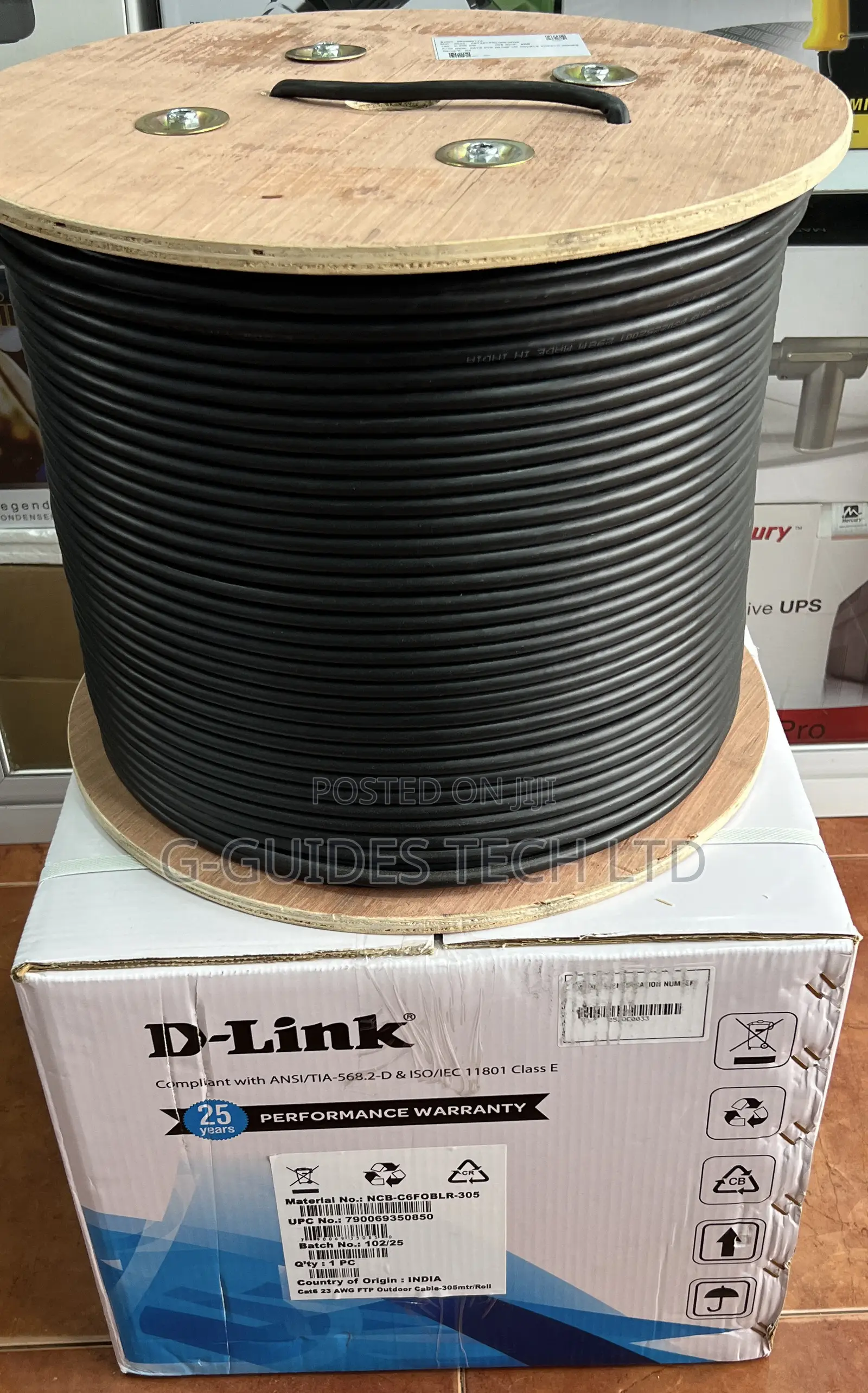 D-link Cat6 Ftp Outdoor Cable 305m