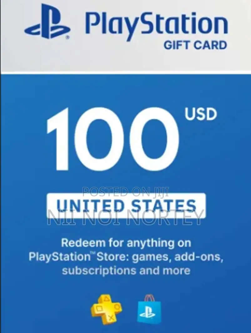100$ Playstation Gift Card