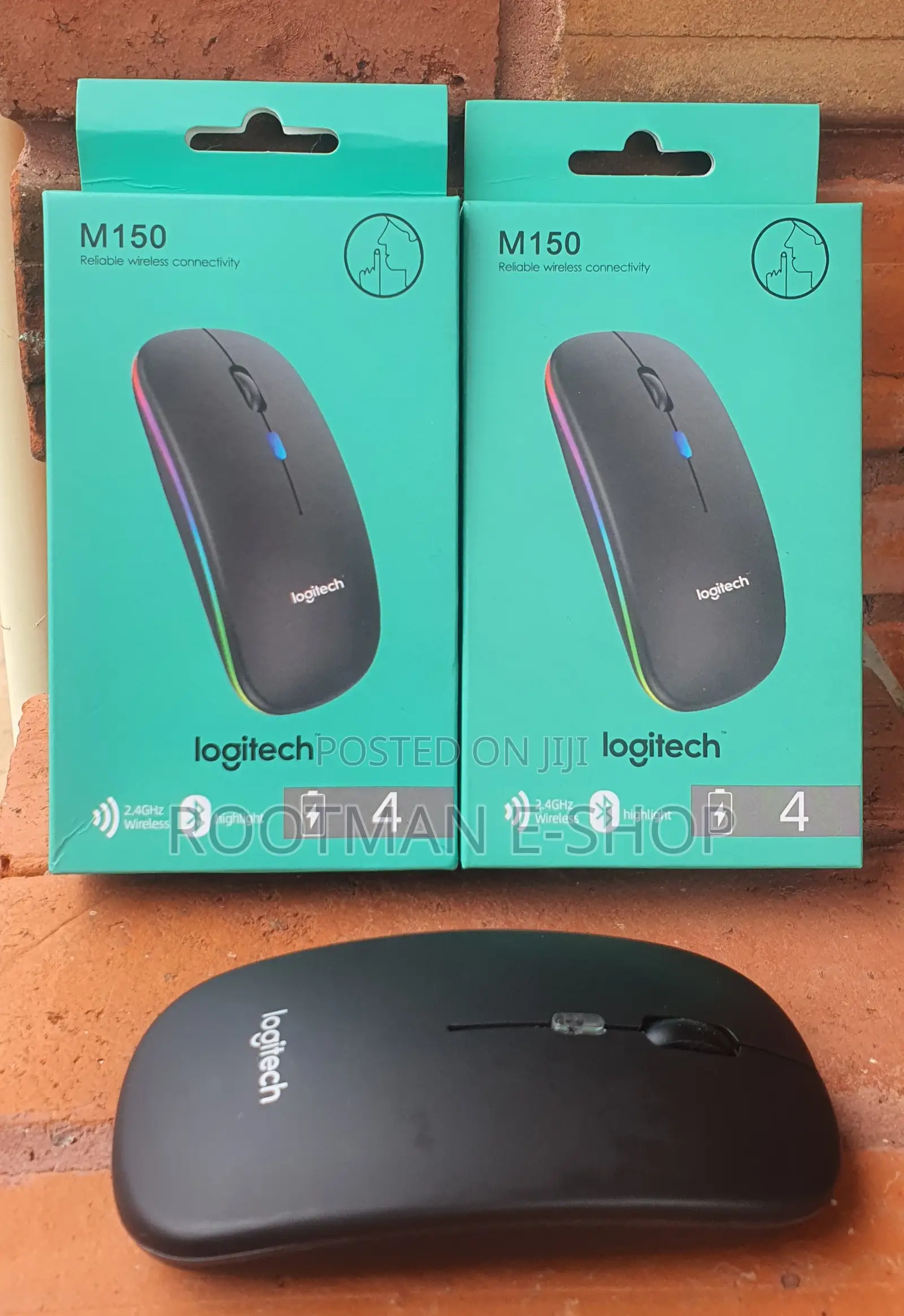 Quality Silence Mouse With RBG Light ( Chargeable )