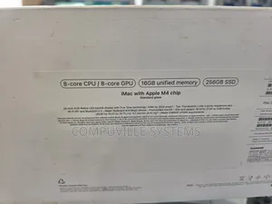 New Desktop Computer Apple iMac M4 16GB Apple M4 SSD 256GB
