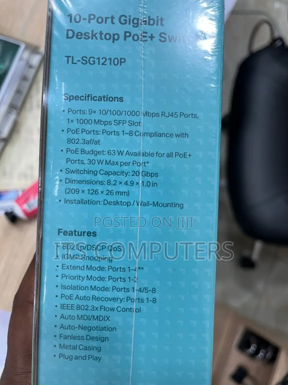 10-Port Gigabit Desktop Poe+ Switch